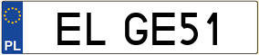 Truck License Plate